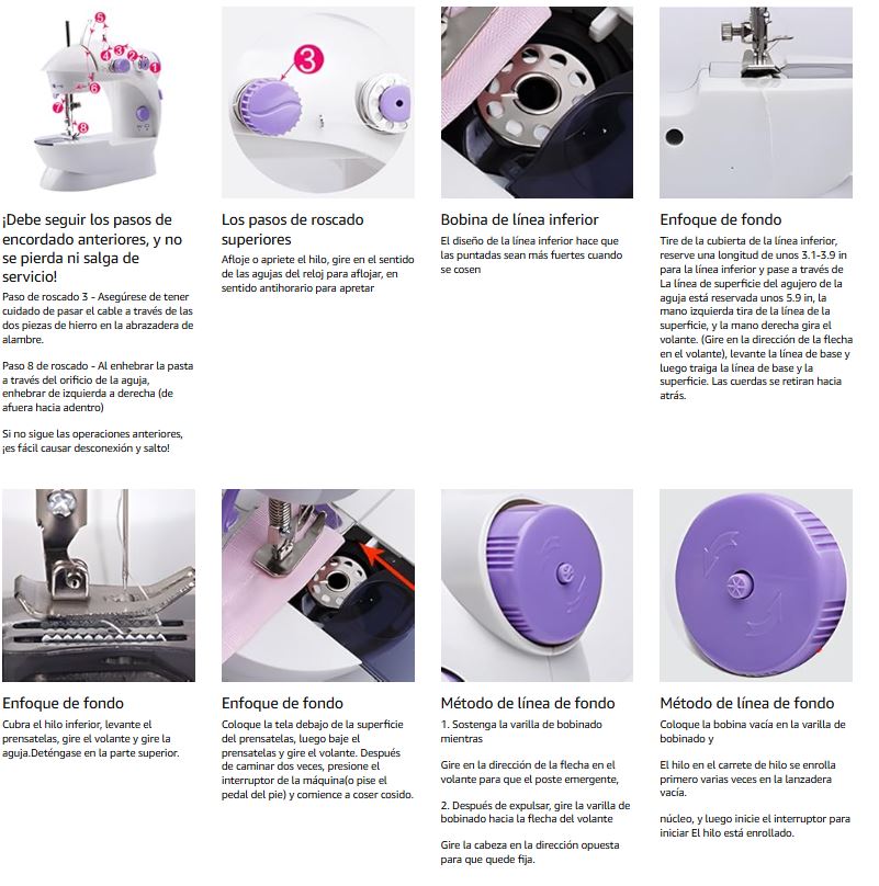 🧵 Mini Máquina de Coser Portátil: Kit con Mesa de Extensión