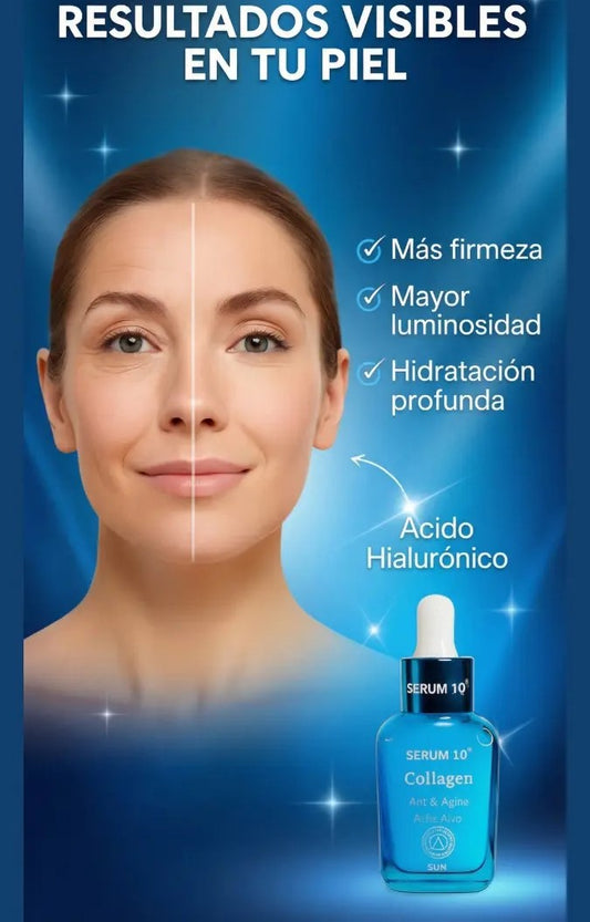 🌟 Sérum 10 Colágeno & Defensa Antioxidante – Firmeza y Reparación Profunda ✨