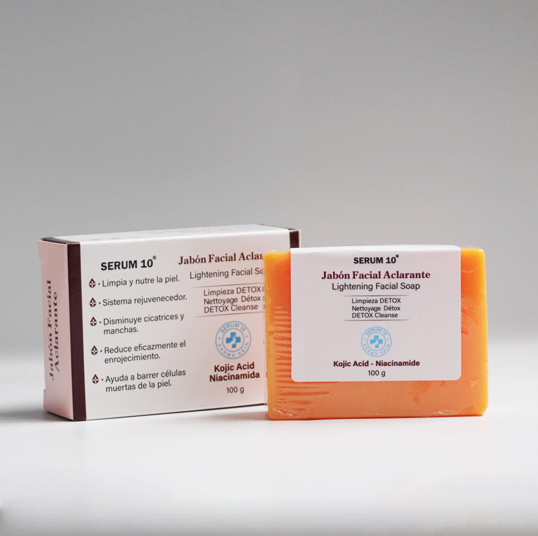 ¡2X1: Jabón aclarante Serum 10®!✨