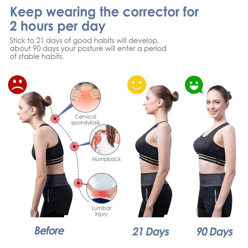🧘 Corrector de Postura Inteligente – Con Sensor de Vibración Pro ✨