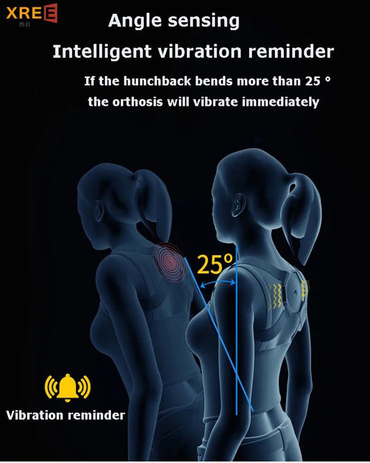 🧘 Corrector de Postura Inteligente – Con Sensor de Vibración Pro ✨
