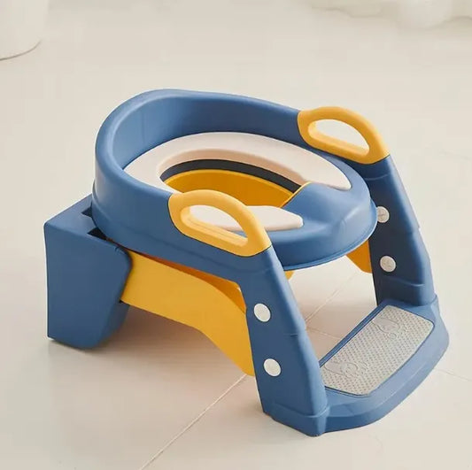 Entrenador de Baño para Bebés 3 en 1 con Escalera Antideslizante