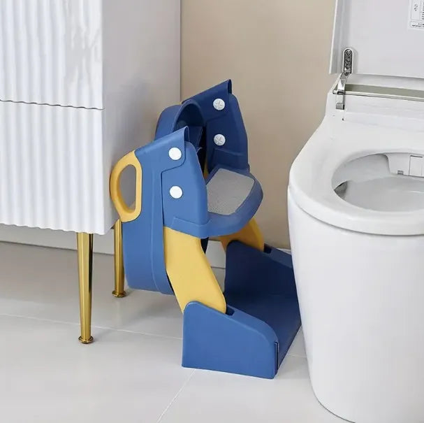 Entrenador de Baño para Bebés 3 en 1 con Escalera Antideslizante
