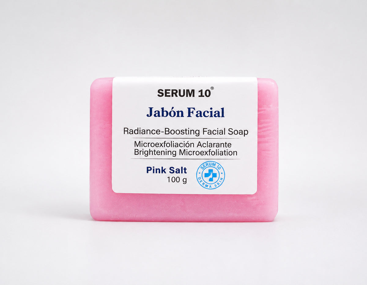Jabón Facial S10 - Pink Salt – Renovación y Luminosidad (120 g)