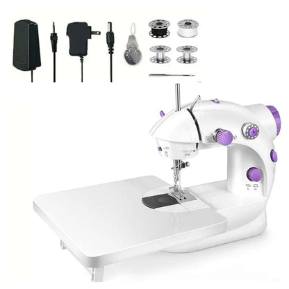 🧵 Mini Máquina de Coser Portátil: Kit con Mesa de Extensión