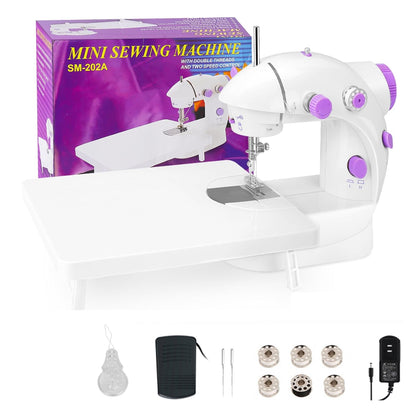 🧵 Mini Máquina de Coser Portátil: Kit con Mesa de Extensión