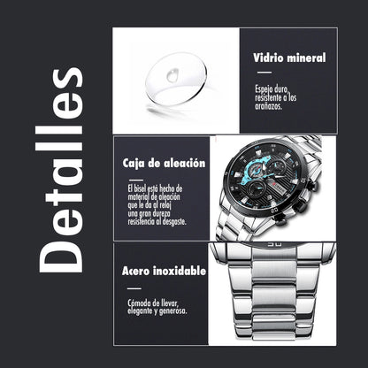 Reloj Curren 8402 para Hombre | Acero Inoxidable