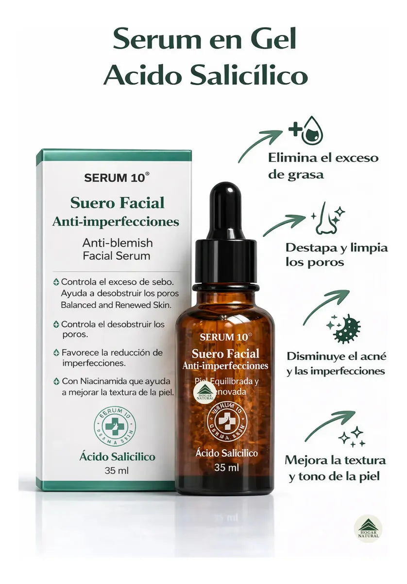 Kit Sérum Ácido Salicílico + Parches Invisibles S10
