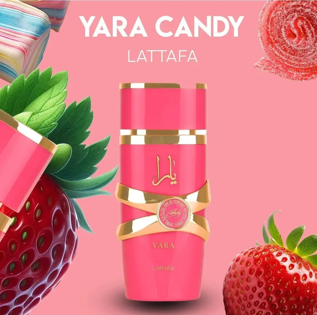 🍭Yara Candy de Lattafa: El Dulce Elixir de la Seducción Árabe ✨