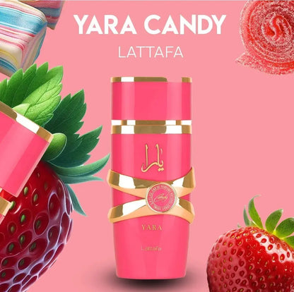🍭Yara Candy de Lattafa: El Dulce Elixir de la Seducción Árabe ✨