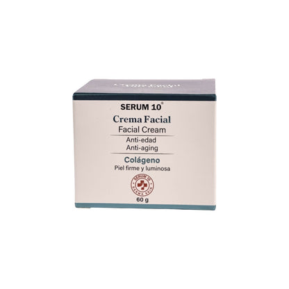 Crema Facial Anti Edad S10- Colágeno
