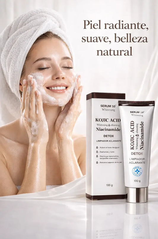 💎 Jabón Crema Ácido Kójico + Niacinamida Serum 10 ✨