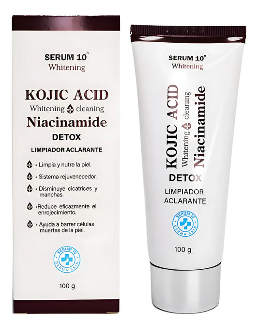 💎 Jabón Crema Ácido Kójico + Niacinamida Serum 10 ✨