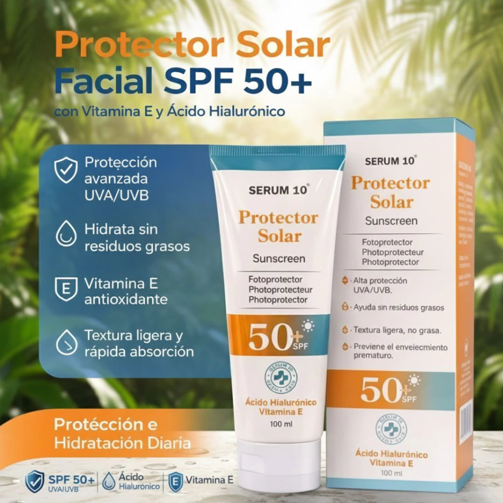 Protector Solar Vitamina E- SPF 50+ -S10